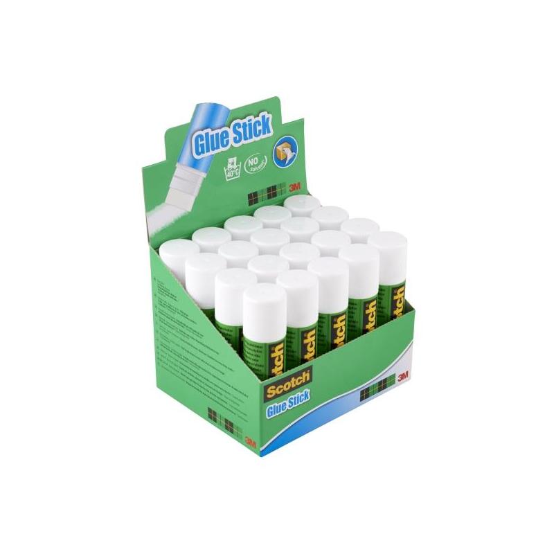 Pack De 20 Unidades Scotch Barra De Pegamento Adhesivo Solido De 21gr - Transparente