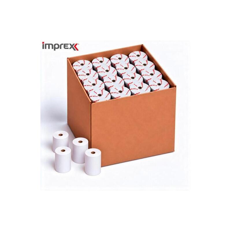 Pack De 210 Unidades Imprex Rollo Papel Térmico  57x35x12 65gr