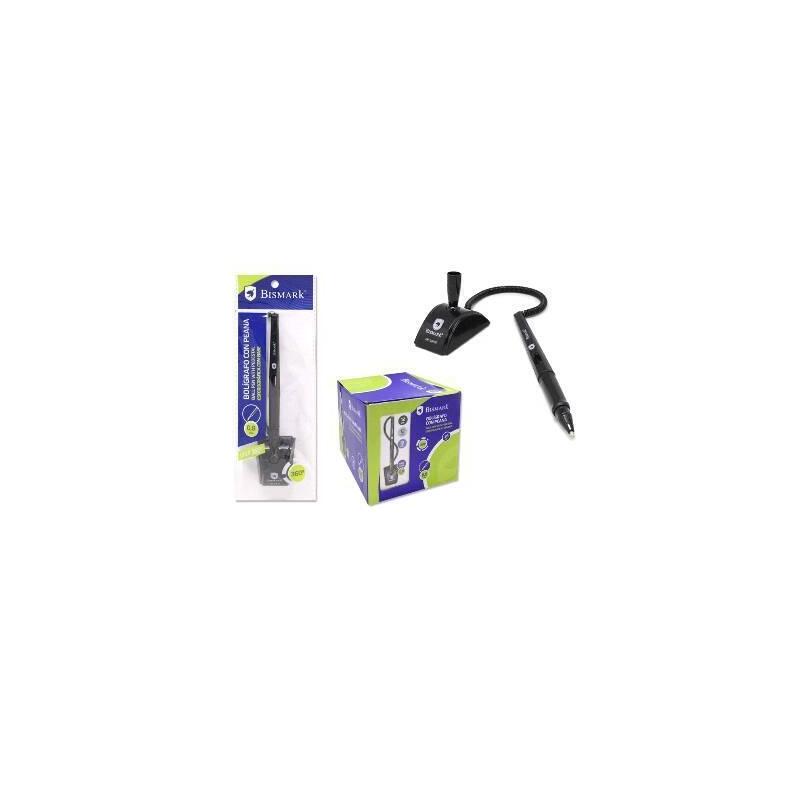 Pack De 24 Unidades Bismark Boligrafo Con Peana Giro 360 Grados Colores Surtidos Blíster 1 Unidad