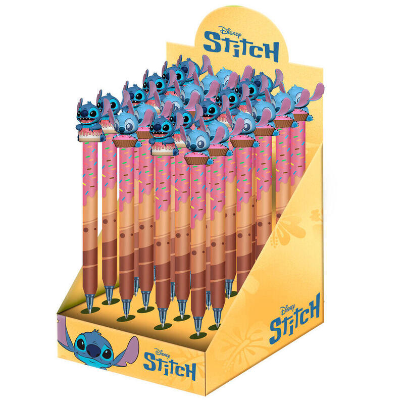 Pack De 24 Unidades - Boligrafo Borrable Stitch Disney Surtido