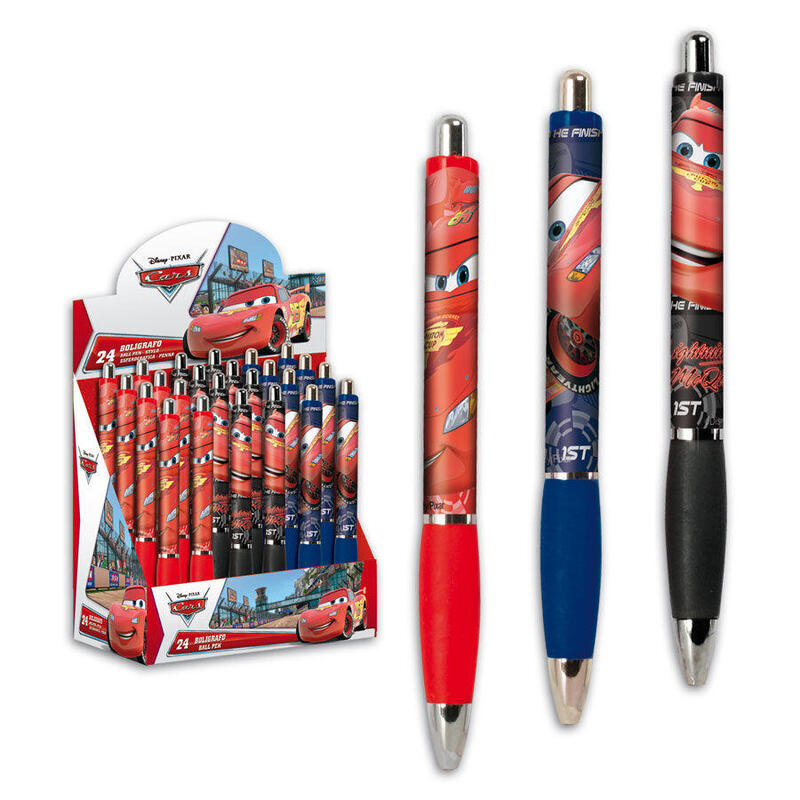Pack De 24 Unidades - Boligrafo Cars Disney Street Surtido
