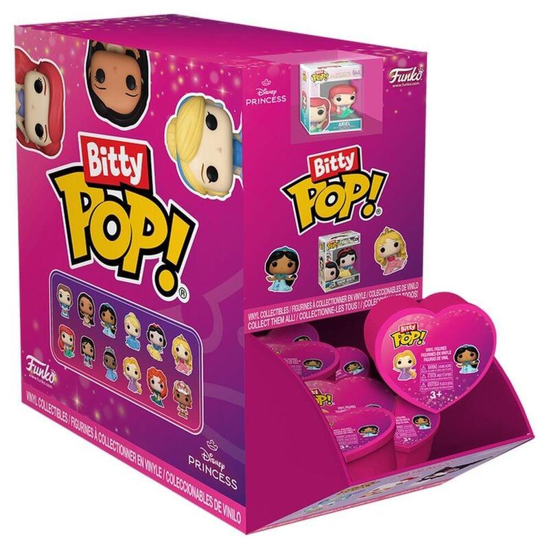 Pack De 24 Unidades - Figura Mystery Bitty Pop Heart Disney Princesas Surtido