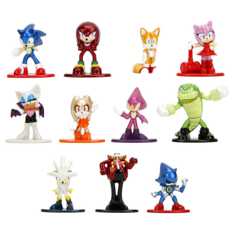 Pack De 24 Unidades - Figura Sobre Sorpresa Metalfigs Sonic The Hedgehog 4cm Surtido