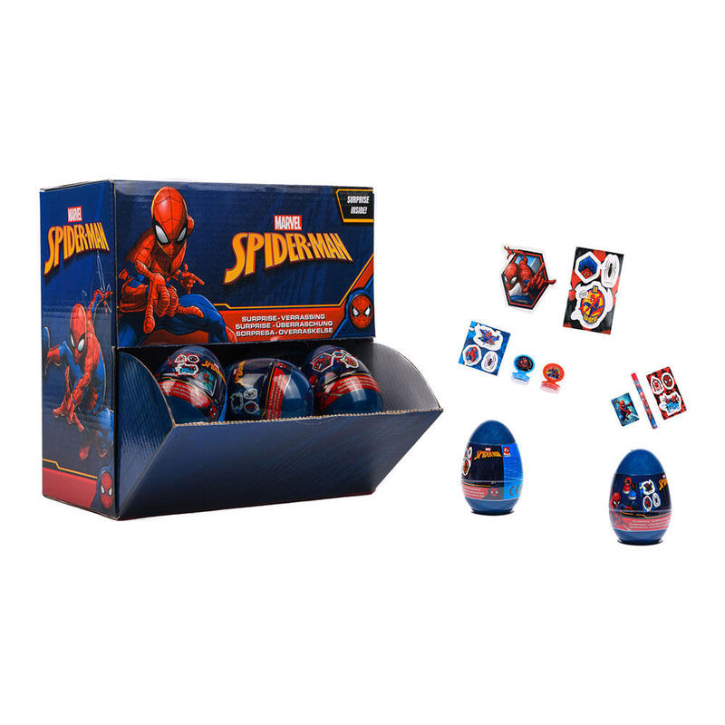 Pack De 24 Unidades - Huevo Sorpresa Surtido Spiderman