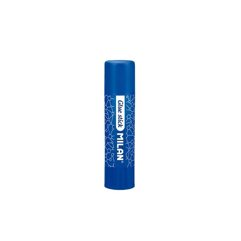 Pack De 24 Unidades Milan Barra De Pegamento Pequeño - Cantidad 8gr - Sin Disolventes - Secado Rapido - Uso Escolar