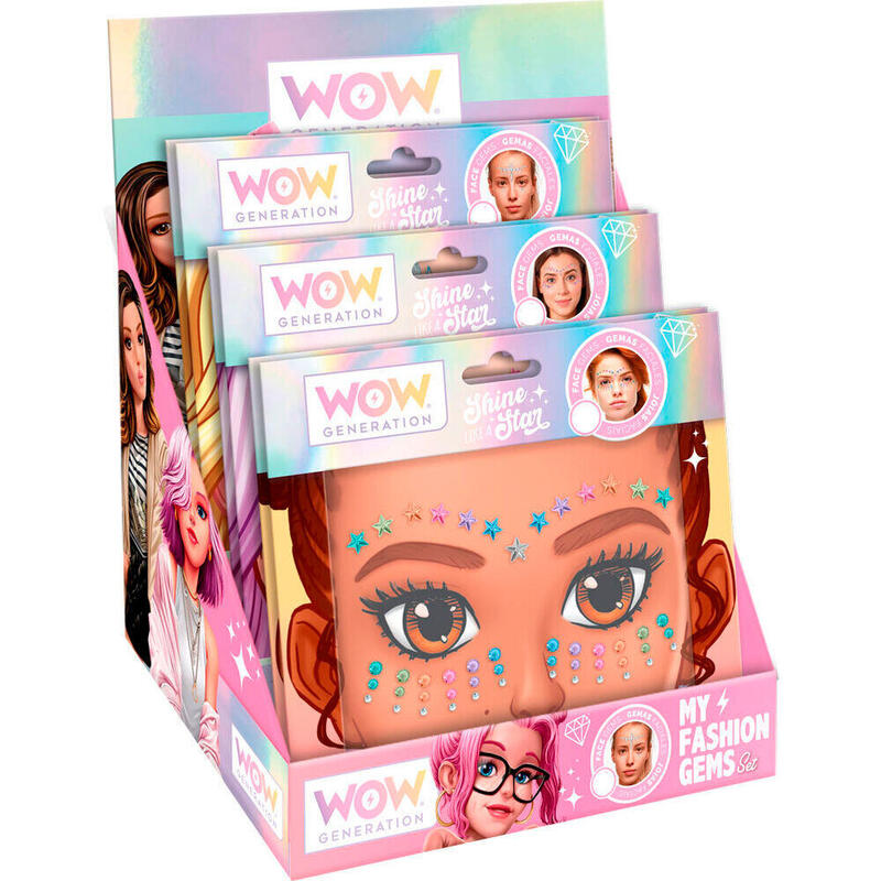 Pack De 24 Unidades - Pegatinas Faciales Wow Generation Surtido