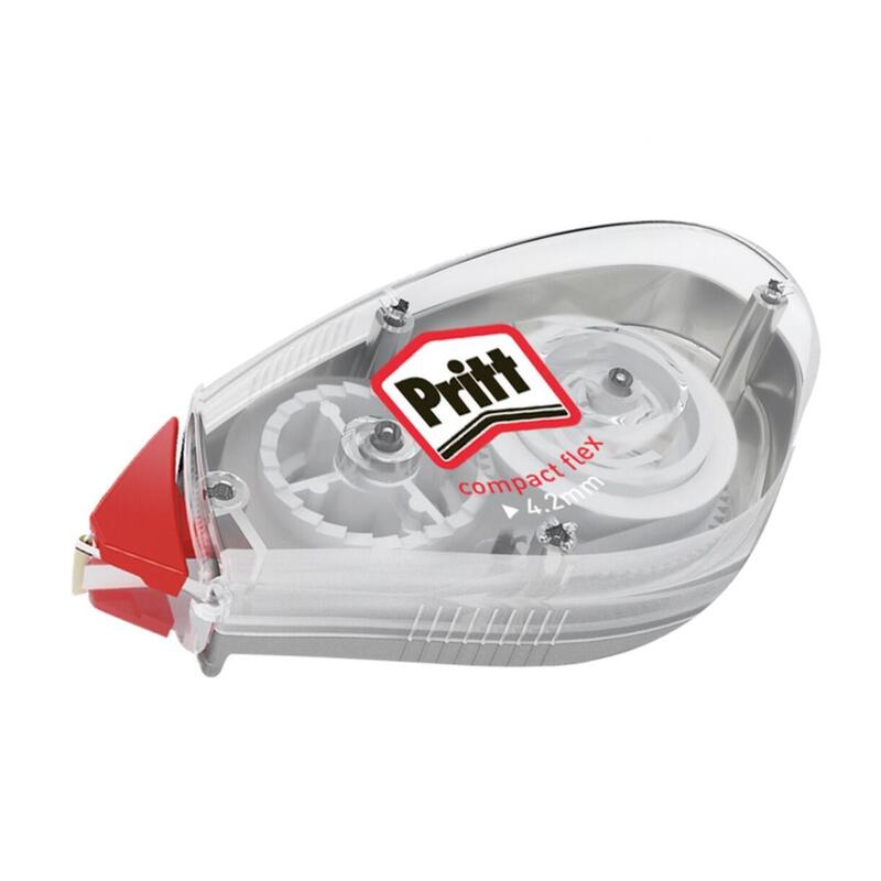 Pack De 24 Unidades Pritt Cinta Correctora - Punta Flexible - Correcion Suave Y Limpia - Correccion En Dos Sentidos - Medidas 4,2mmx10m