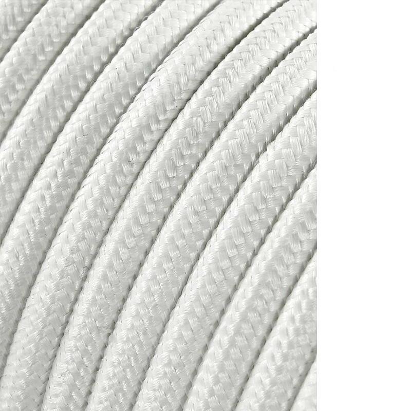 Pack De 25 Unidades - Cable Cordon Tubulaire 2x0,75mm C01 Blanco 25m
