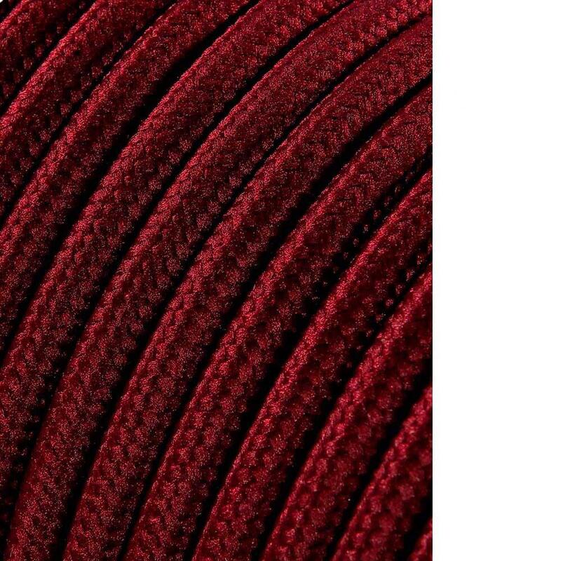 Pack De 25 Unidades - Cable Cordon Tubulaire 2x0,75mm C08 Burdeos 25m