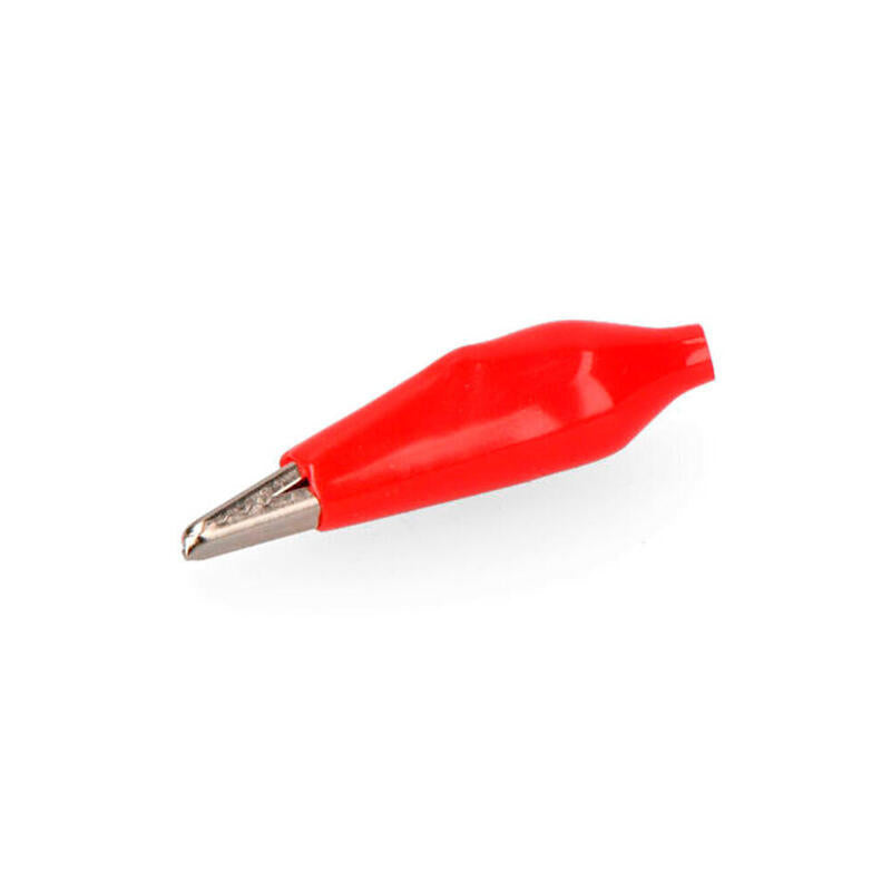 Pack De 25 Unidades - Pinza Tipo Cocodrilo Color Rojo Edm