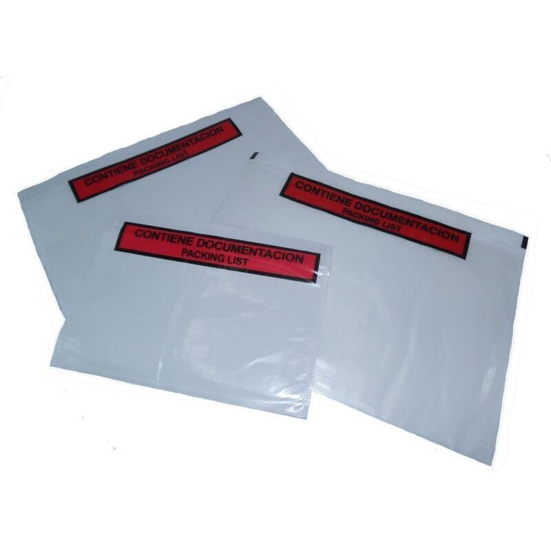 Pack De 250 Unidades Fabrisa Sobre Autoadhesivo Para Envio De Documentos 175x135mm - Packing List