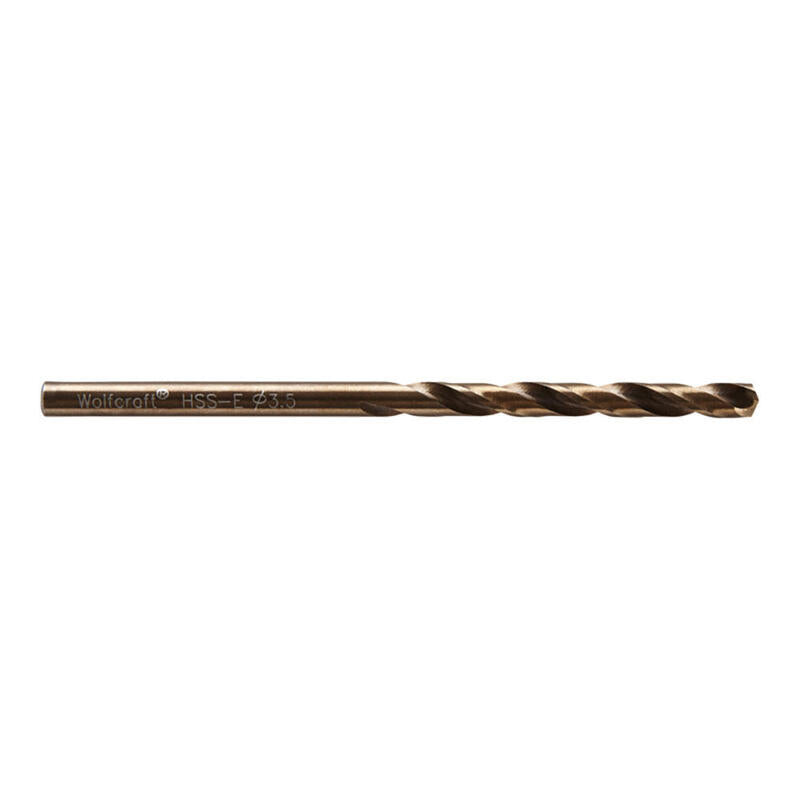 Pack De 3 Unidades - Broca Para Metal Hss Cobalto Rectificada, Ø3,5 X 70 Mm