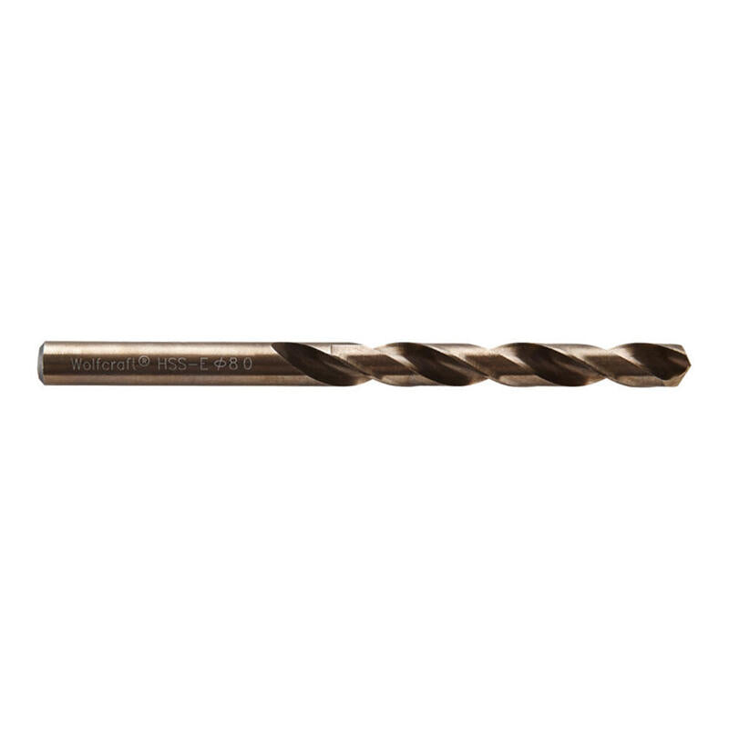 Pack De 3 Unidades - Broca Para Metal Hss Cobalto Rectificada, Ø8x 117 Mm