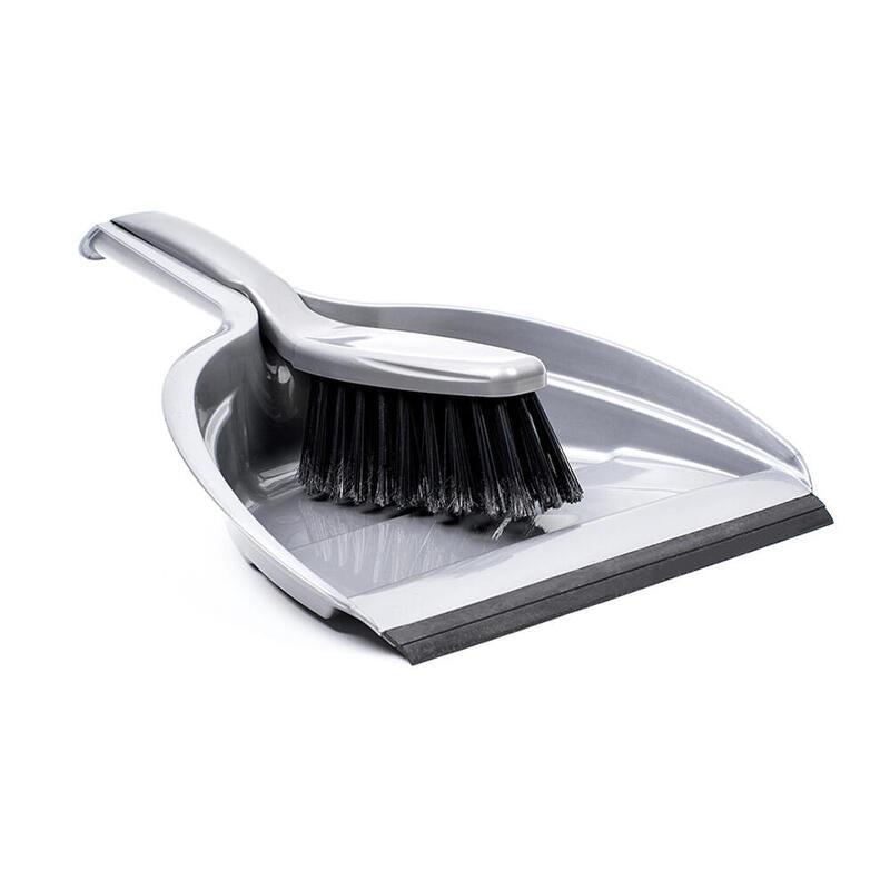 Pack De 3 Unidades - Cepillo Panadero Pvc Con Pala Recogedor De Goma 33 X 23 X 8 Cm