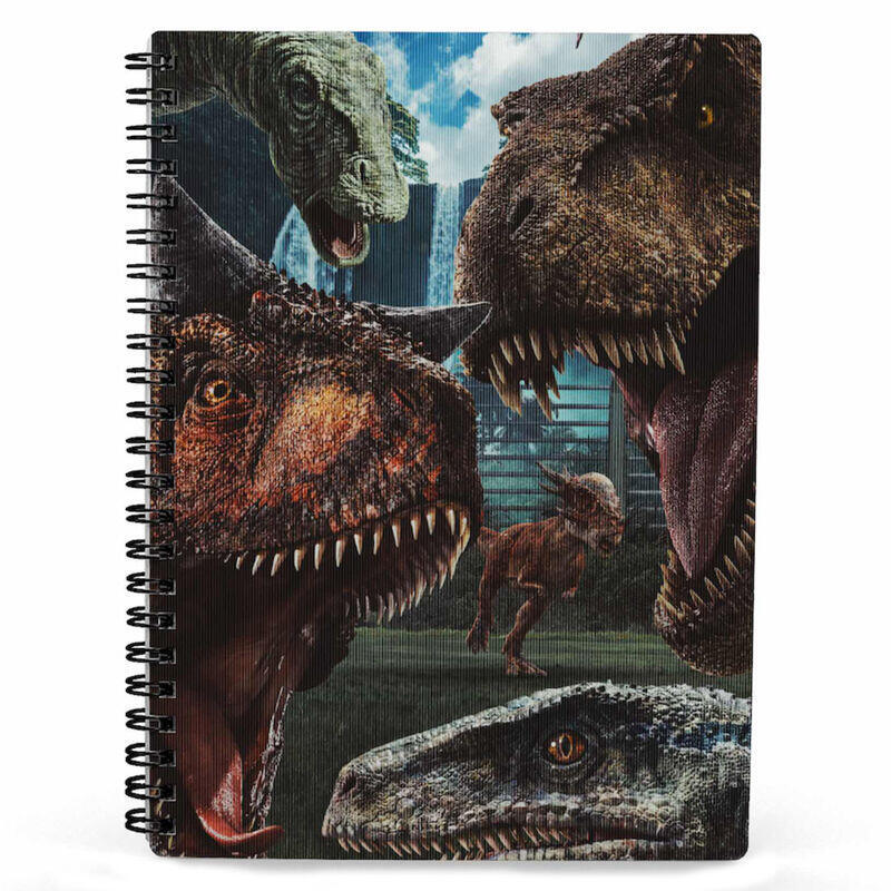 Pack De 3 Unidades - Cuaderno 3d Selfie Jurassic World