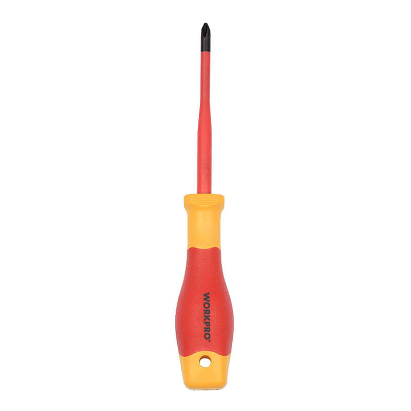 Pack De 3 Unidades - Destornillador Plano Aisladoo 08 X 40 X 100mm Workpro