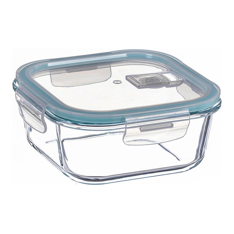 Pack De 3 Unidades - Fiambrera Borosilicato Cuadrada Hermética 500 Ml