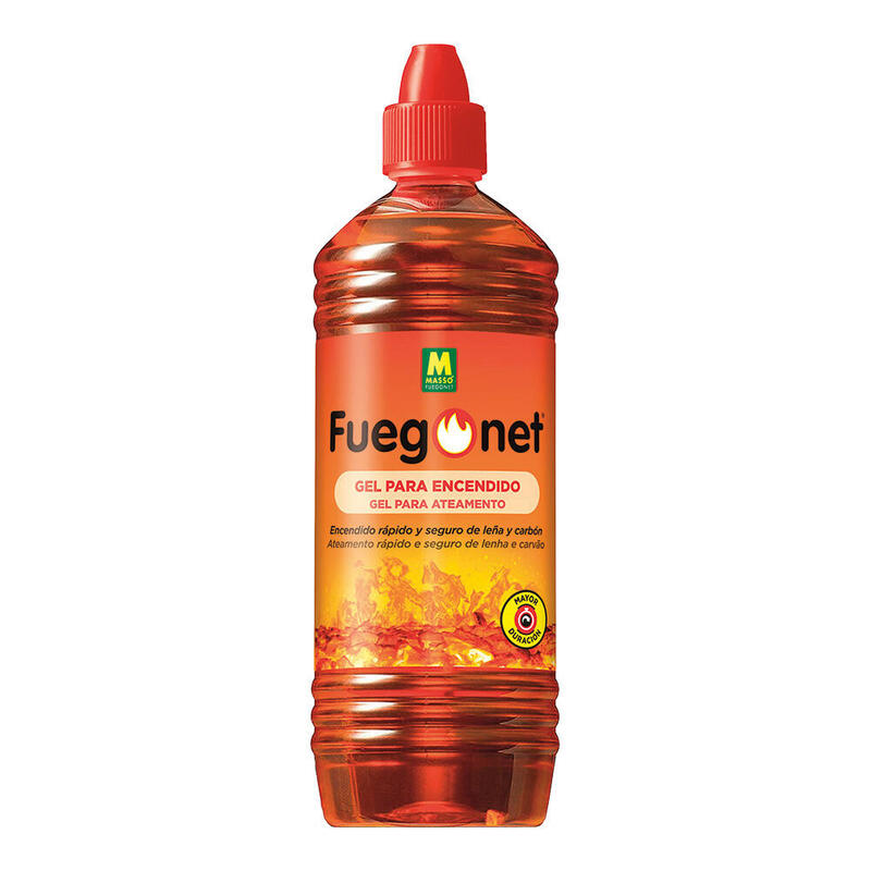 Pack De 3 Unidades - Gel De Encendido Para Leña Y Carbón 1 L