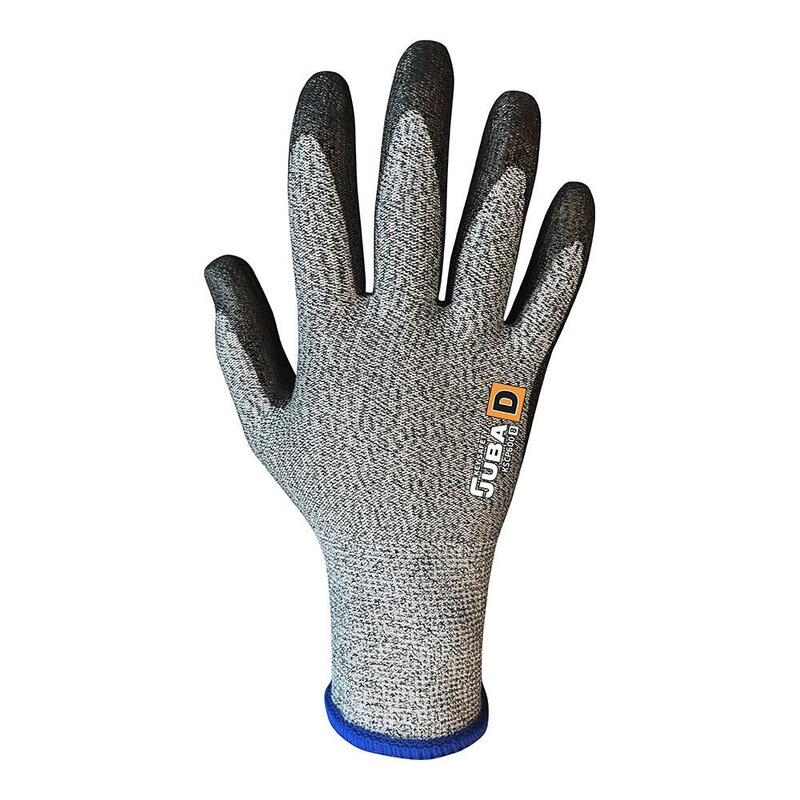 Pack De 3 Unidades - Guante De Poliéster / Elastano Palma Poliuretano, Resistente Al Corte T-10