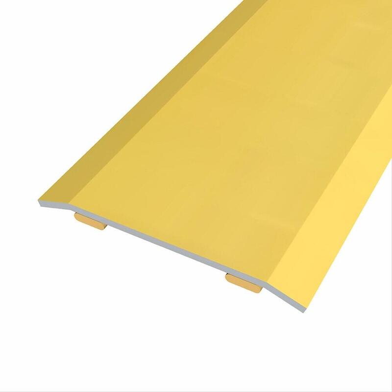 Pack De 3 Unidades - Junta De Acero Para Mismo Nivel, 40 X 3,5 Mm, Adhesiva, Flooring, Dorada, 83 Cm