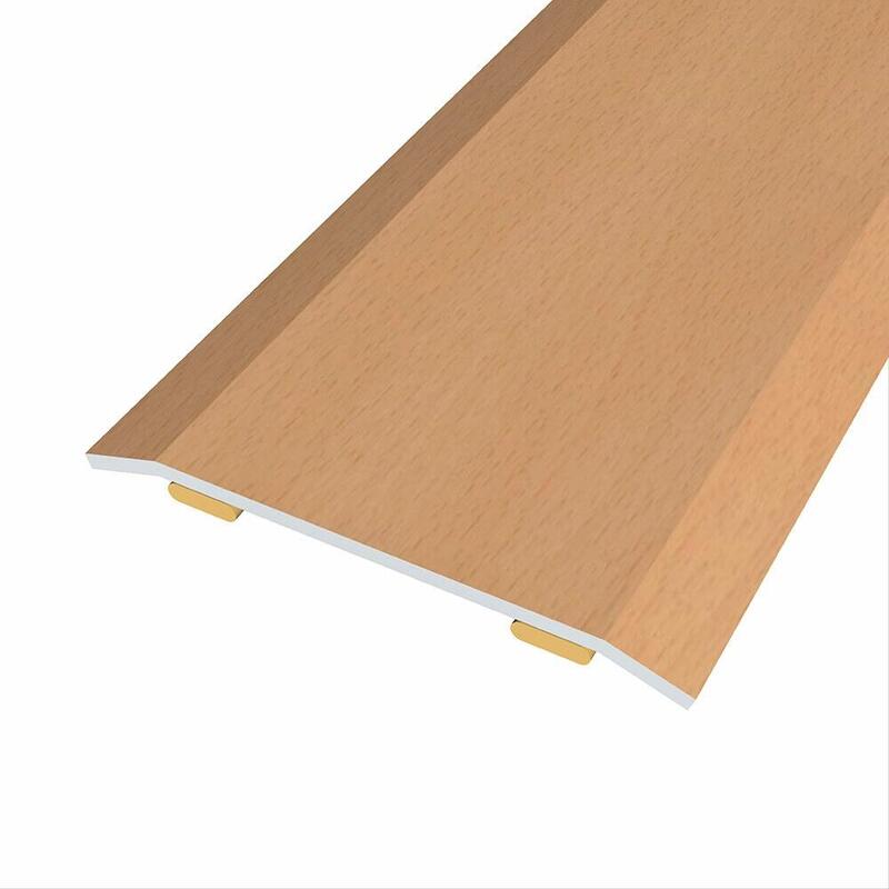 Pack De 3 Unidades - Junta De Acero Para Mismo Nivel, 40 X 3,5 Mm, Adhesiva, Flooring, Haya Clara, 83 Cm