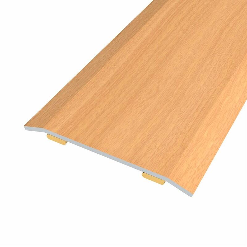 Pack De 3 Unidades - Junta De Acero Para Mismo Nivel, 40 X 3,5 Mm, Adhesiva, Flooring, Roble Oscuro, 83 Cm