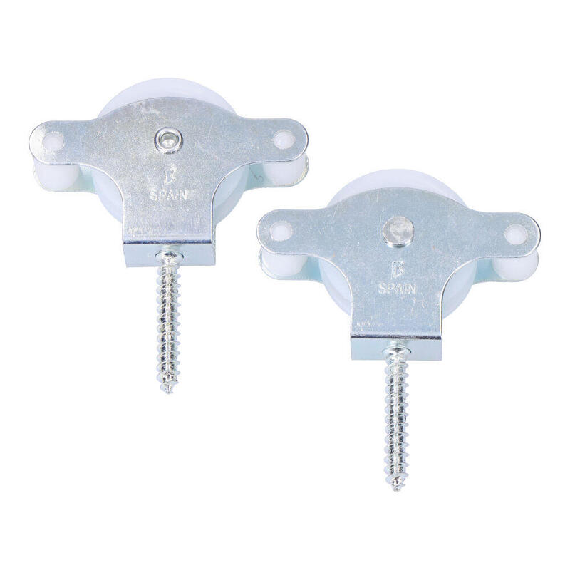 Pack De 3 Unidades - Pack 2 Unid. Polea Nylon 40mm Tirafondo Edm
