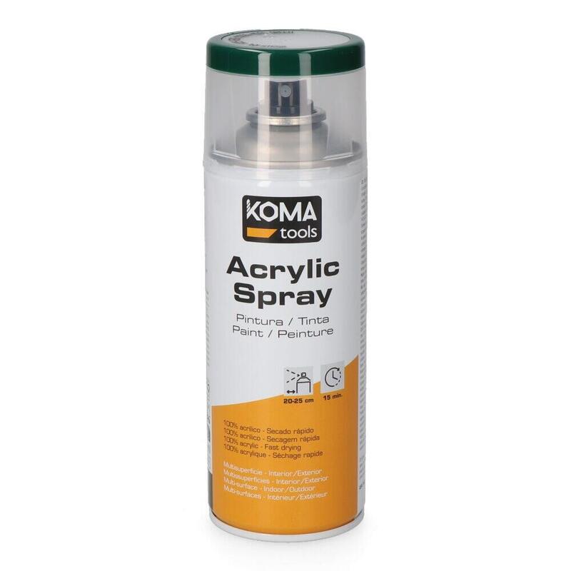 Pack De 3 Unidades - Pintura Acrílica En Spray Ral 6005 Verde Musgo Acabado Brillante, 300 Ml