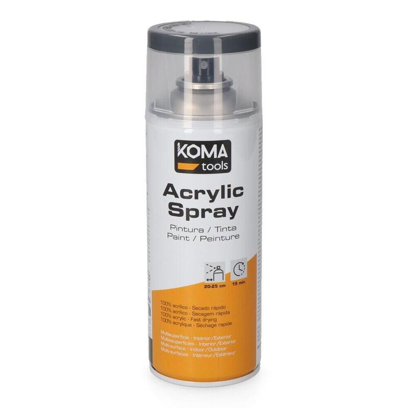 Pack De 3 Unidades - Pintura Acrílica En Spray Ral 7011 Gris Hierro Acabado Brillante, 300 Ml