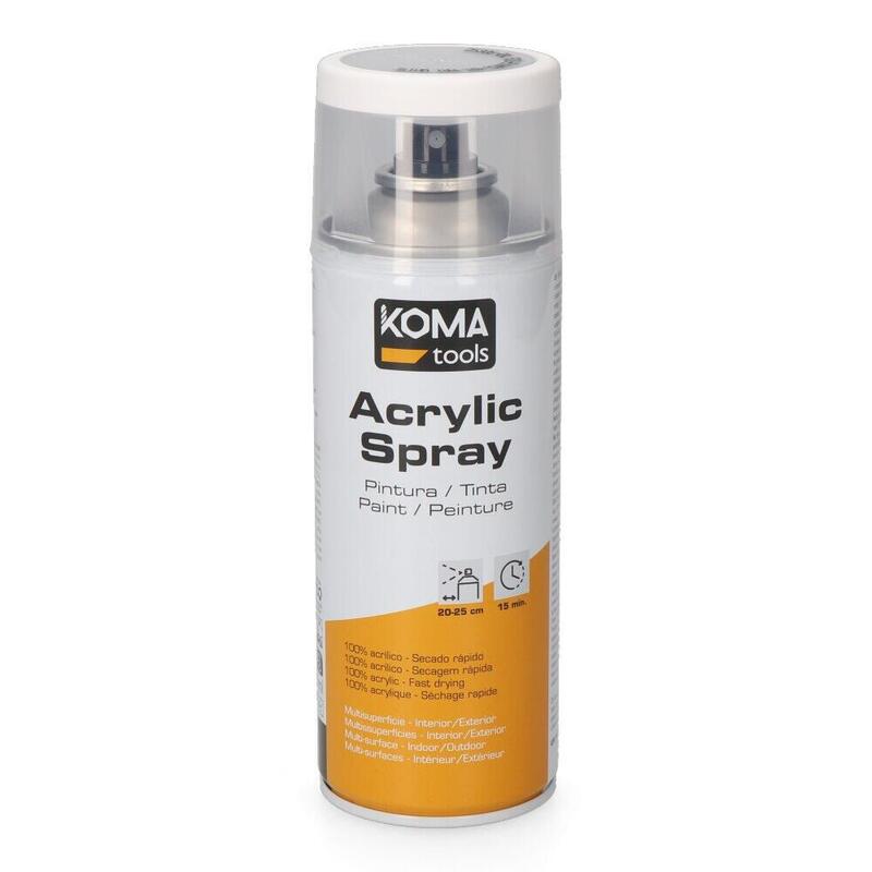 Pack De 3 Unidades - Pintura Acrílica En Spray Ral 9010 Blanco Acabado Mate, 300 Ml