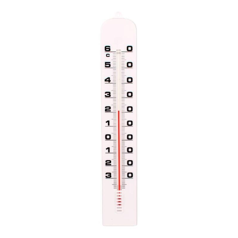 Pack De 3 Unidades - Termómetro De Plástico, 41 Cm, Blanco