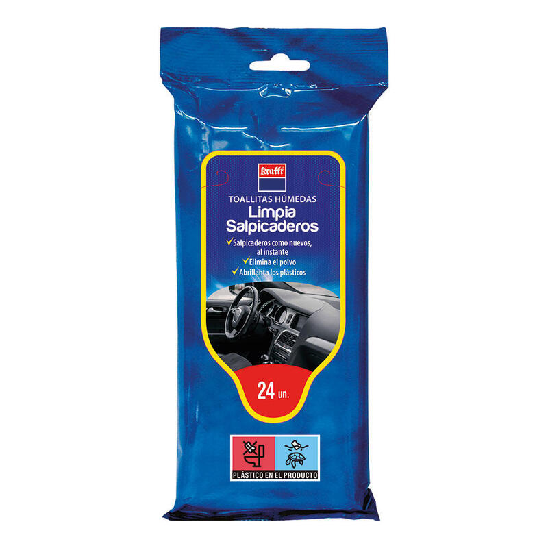 Pack De 3 Unidades - Toallitas Limpia Salpicaderos