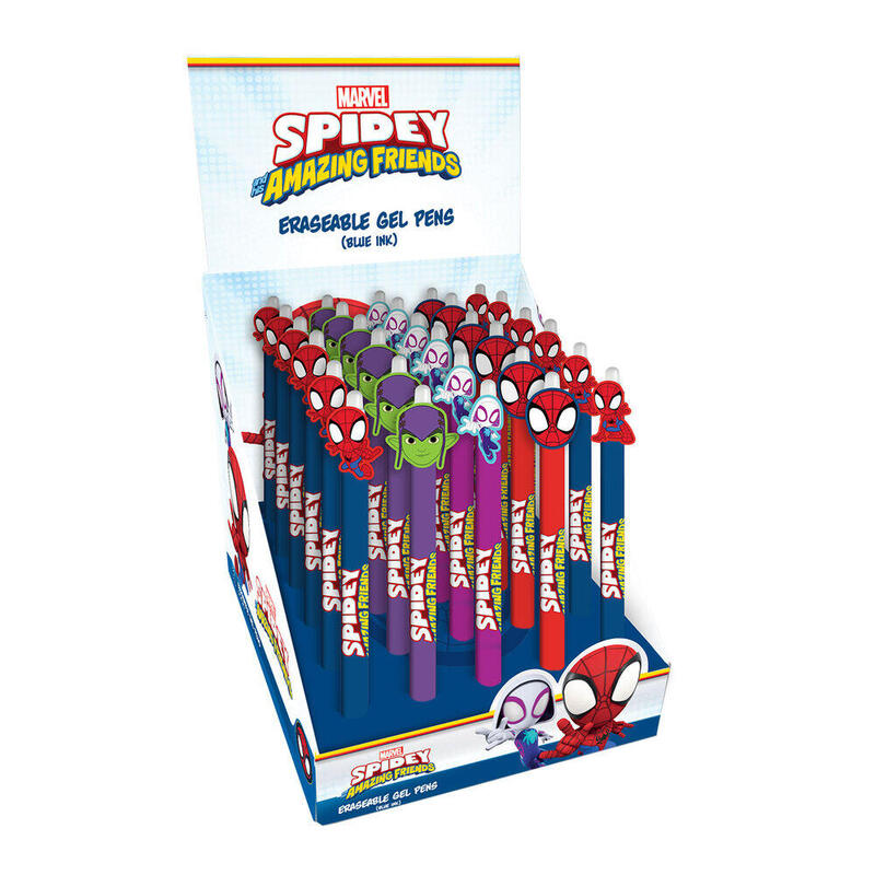 Pack De 30 Unidades - Boligrafo Borrable Spidey And His Amazing Friends Marvel Surtido