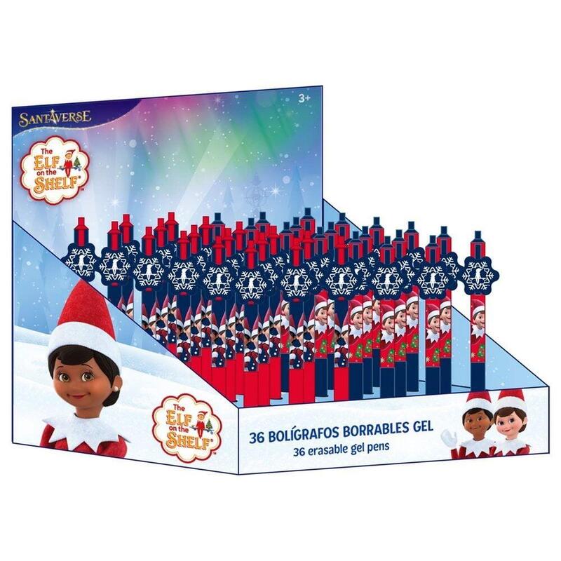 Pack De 36 Unidades - Boligrafo Borrable Elf On The Shelf Surtido