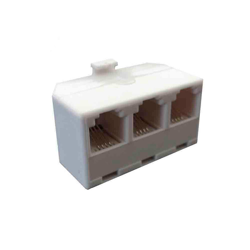 Pack De 4 Unidades - Adaptador Salida Triple 4 Vias Edm