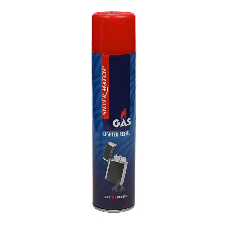 Pack De 4 Unidades - Cartucho De Recarga De Gas Para Encendedores 300ml Silver Match
