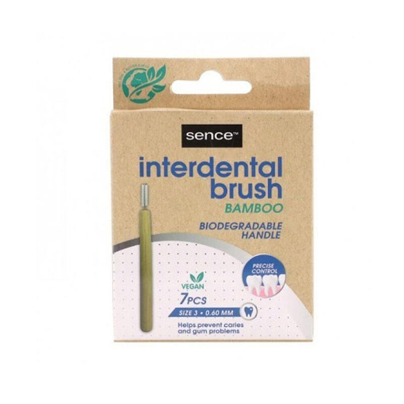 Pack De 4 Unidades - Cepillo Interdental Bambú, 7 Unidades
