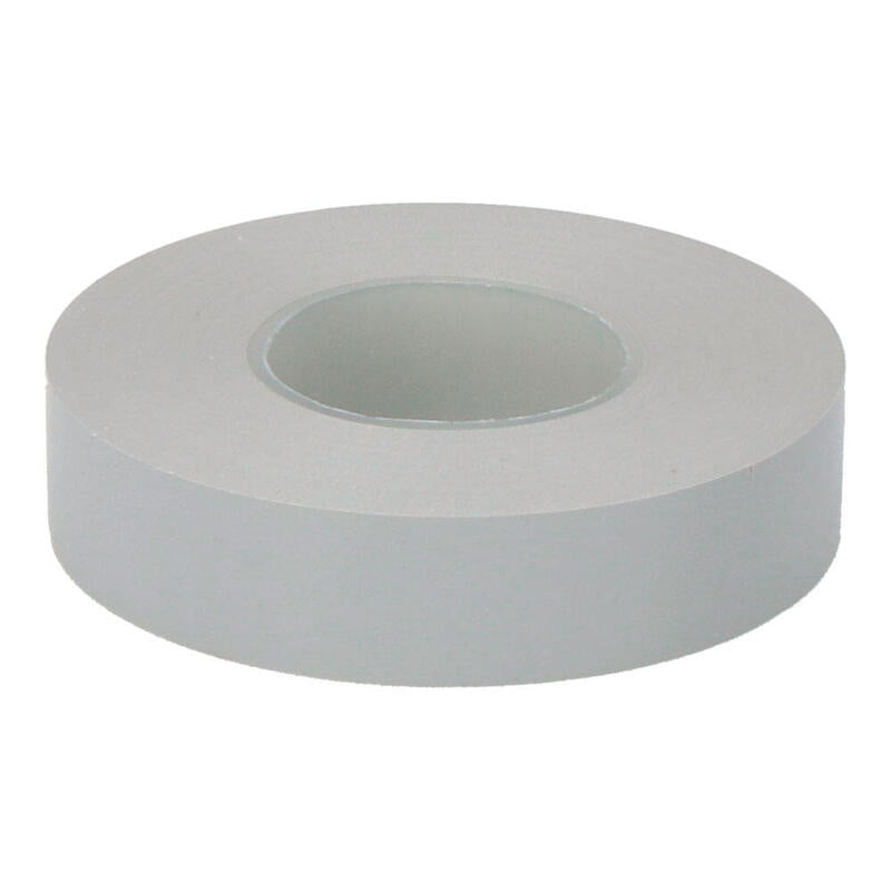Pack De 4 Unidades - Cinta Aislante Eléctrica Profesional Pvc Alta Adhesión 19 Mm X 33 M Gris