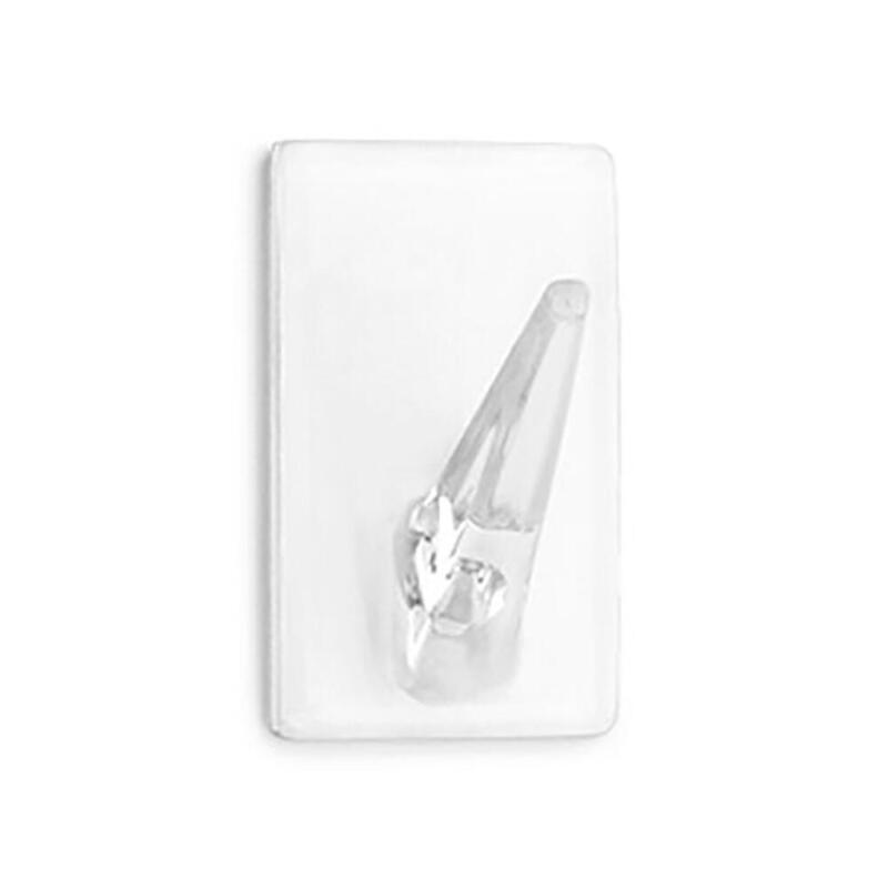 Pack De 4 Unidades - Colgador Adhesivo Clasico Transparente (Blister 4 Unid.) Inofix