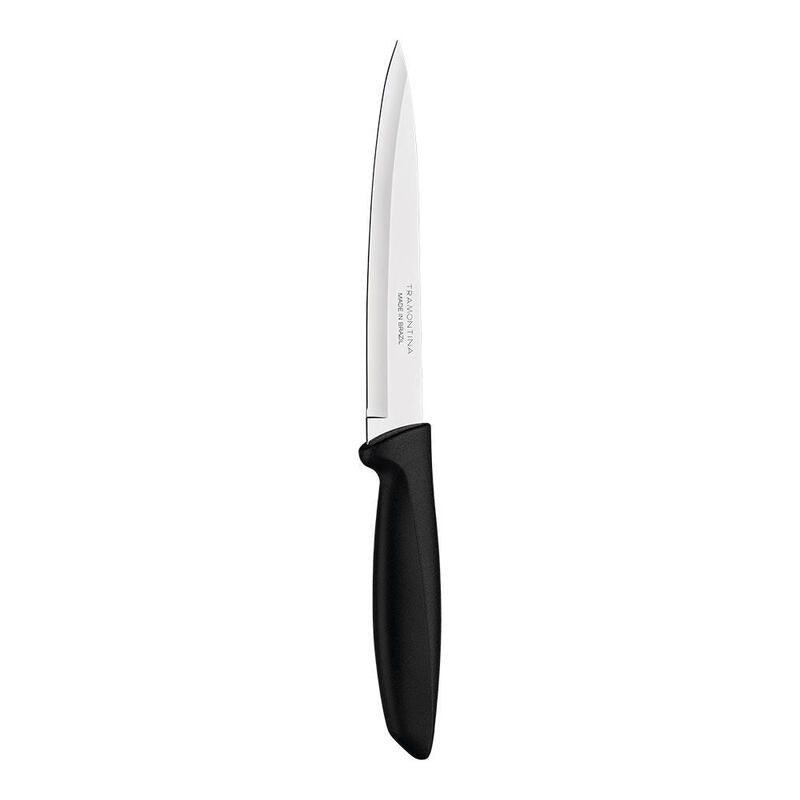 Pack De 4 Unidades - Cuchillo Utiliy 6" Plenus Negro Tramontina