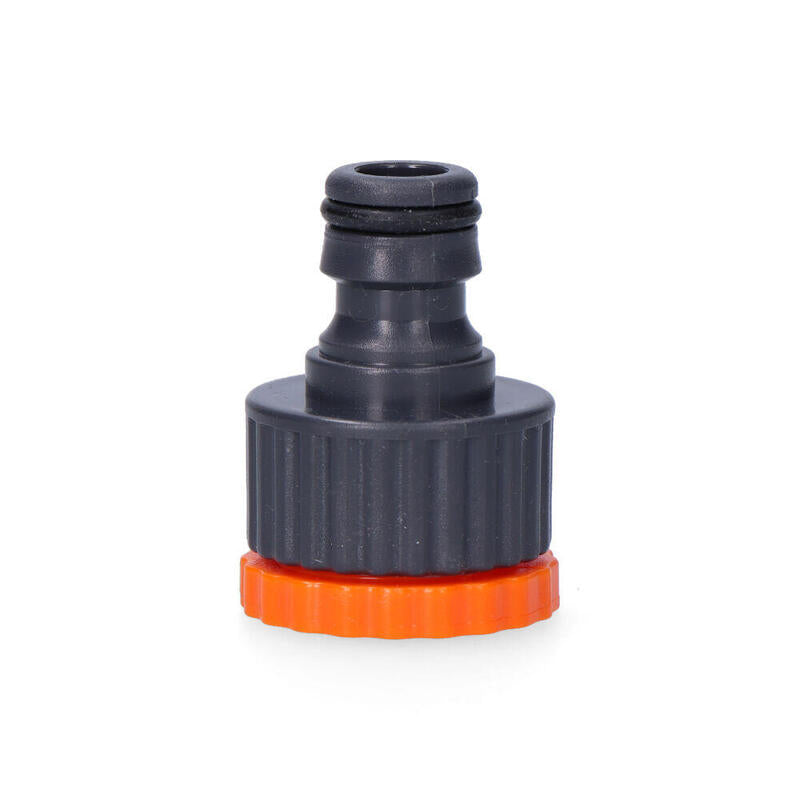 Pack De 4 Unidades - Enchufe Rapido Con Adaptador Rosca Hembra 1/2" Y 3/4" (Blister) Edm