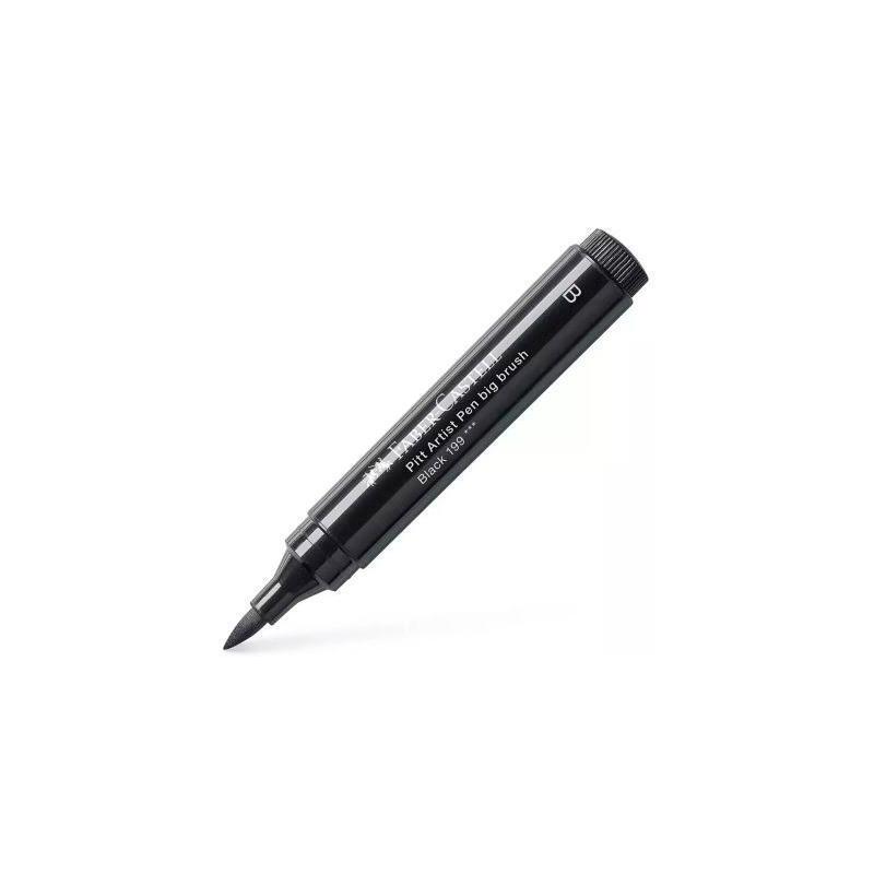 Pack De 4 Unidades Faber Castell Rotulador Pitt Artist Pen Big Brush Punta Pincel Negro