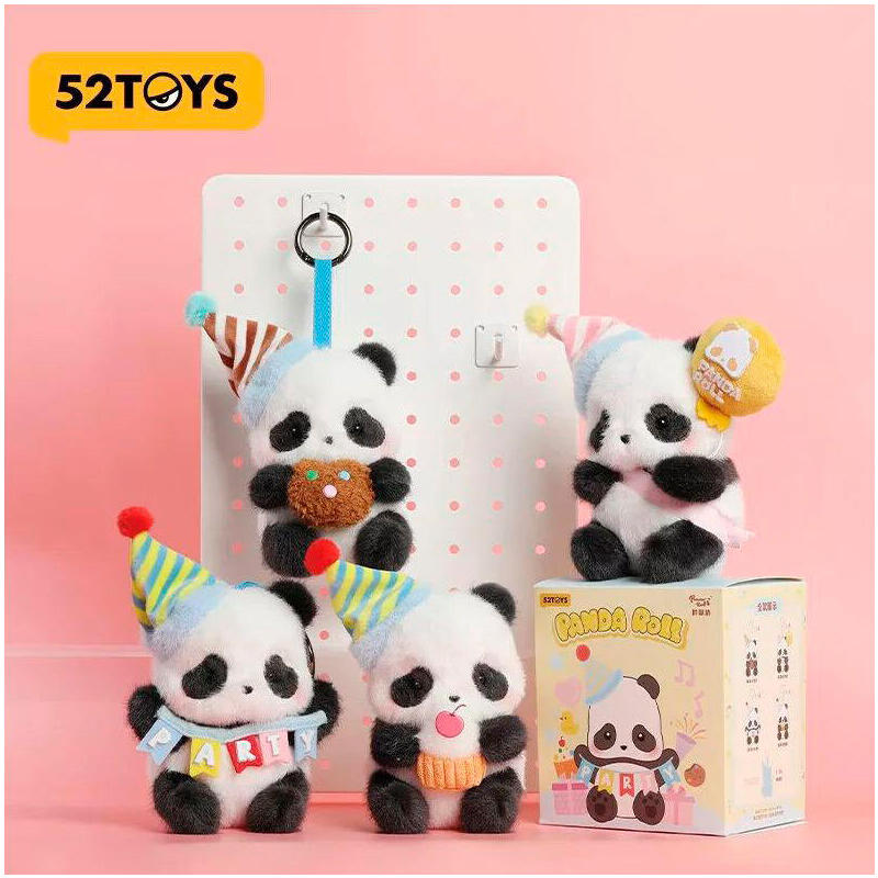 Pack De 4 Unidades - Figura Sorpresa Party Panda Roll Surtido