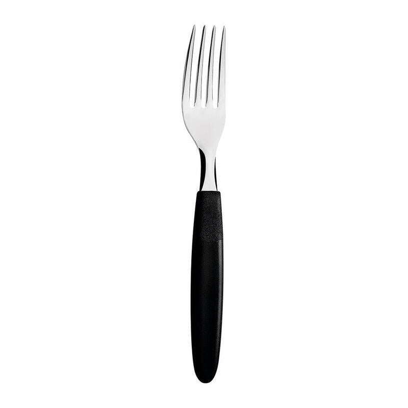 Pack De 4 Unidades - Juego De Tenedores De Mesa 3 Piezas Ipanema Negro 19,1cm Tramontina