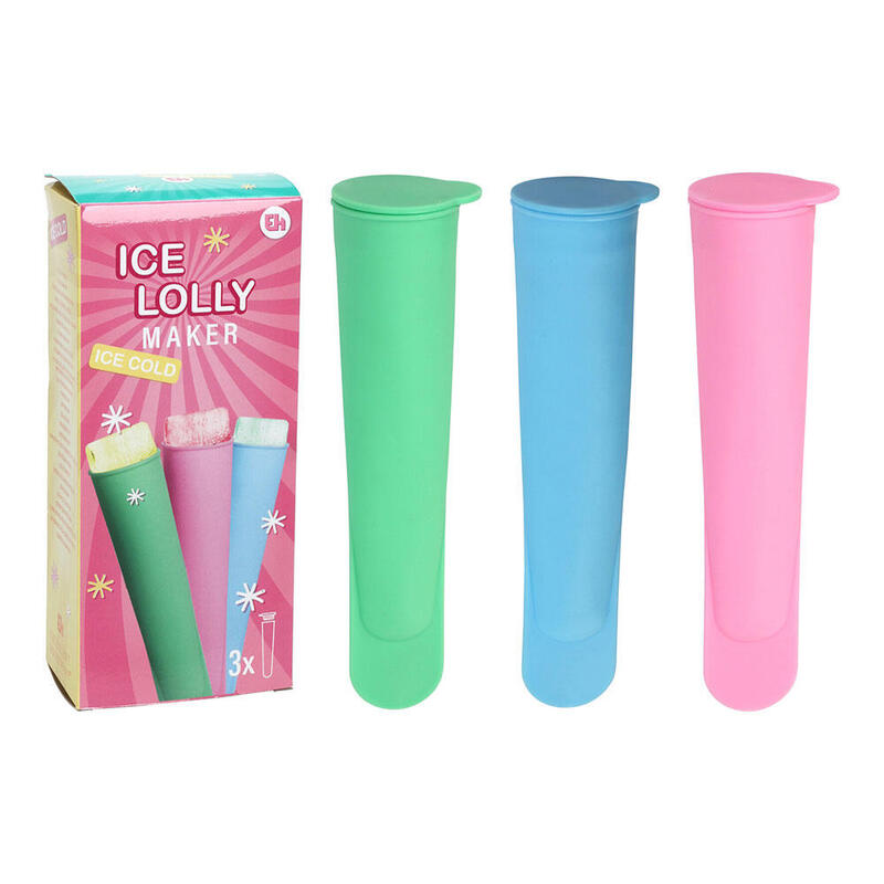 Pack De 4 Unidades - Molde Para Helado, Set De 3 Piezas, 42x42x195mm