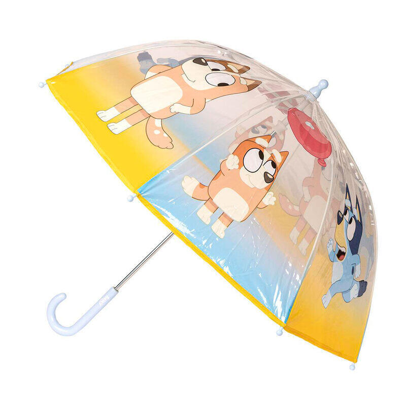 Pack De 4 Unidades - Paraguas Manual Burbuja Bluey 45cm