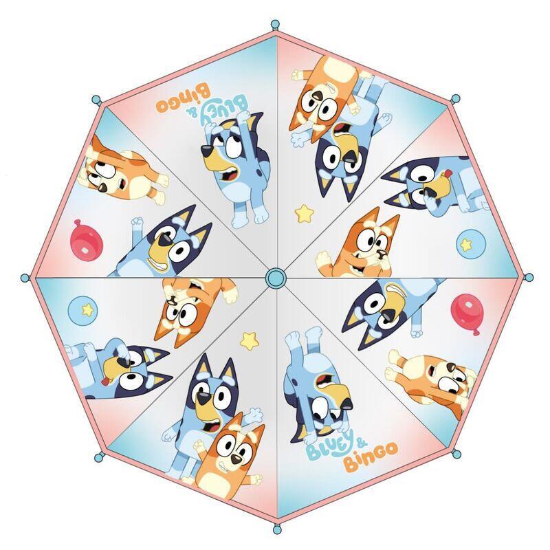 Pack De 4 Unidades - Paraguas Manual Burbuja Bluey