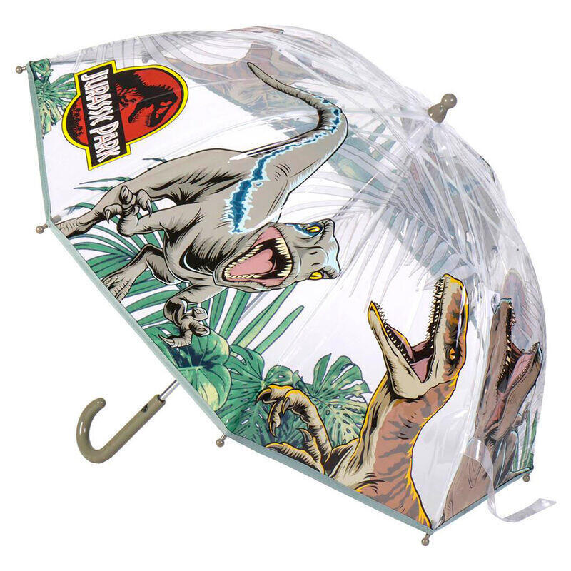 Pack De 4 Unidades - Paraguas Manual Burbuja Jurassic Park 45cm