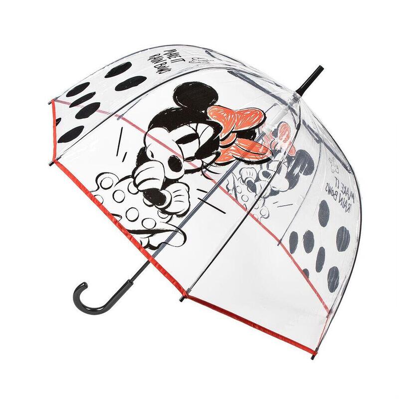 Pack De 4 Unidades - Paraguas Manual Minnie Disney 60cm