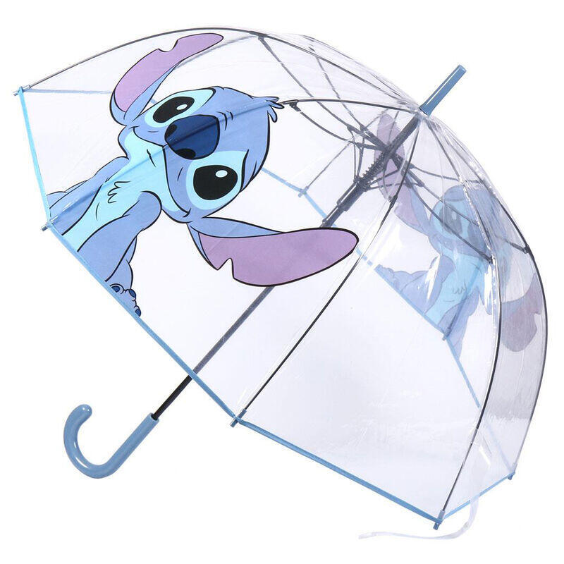 Pack De 4 Unidades - Paraguas Manual Stitch Disney 60cm